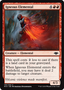 Igneous Elemental #133 | Modern Horizons MTG Singles