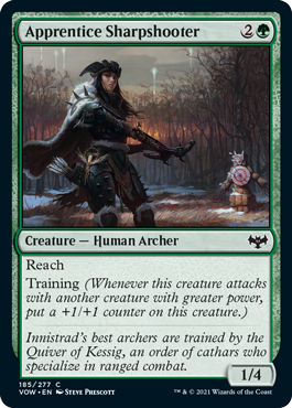 Apprentice Sharpshooter #185 MTG Crimson Vow Single