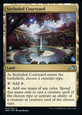 Secluded Courtyard Kamigawa Neon Dynasty - 275 Non-Foil