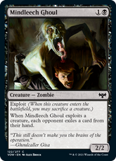 Mindleech Ghoul #122 MTG Crimson...