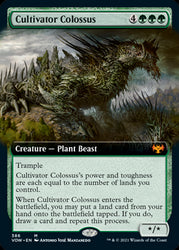 Extended Art Cultivator Colossus #386 MTG Crimson Vow Single