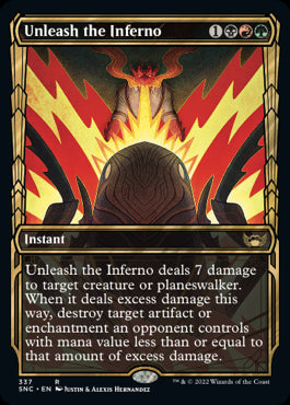 Unleash the Inferno Showcase Frame Streets Of New Capenna #337