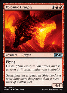 Volcanic Dragon MTG Single | Core Set 2019 #167
