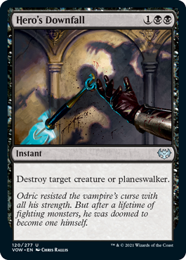 Hero's Downfall #120 MTG Crimson Vow Single