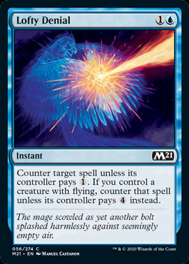 Lofty Denial #056 MTG Core 2021 Single