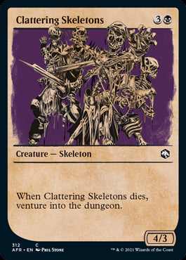 Clattering Skeletons Rulebook Frame #312 | Adventures in the Forgotten RealmsSingles