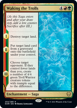 Waking the Trolls #234 MTG Kaldheim Single