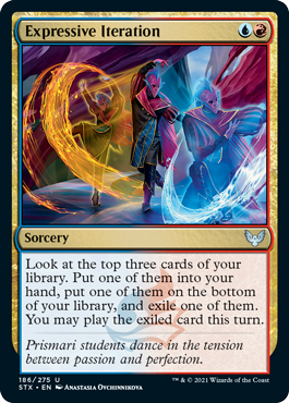 Expressive Iteration #186 MTG Strixhaven Single