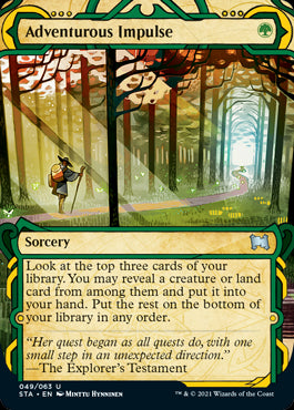 Adventurous Impulse #049 MTG Str...
