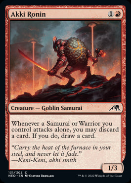 Akki Ronin Kamigawa Neon Dynasty - 131 Non-Foil