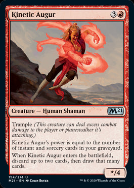 Kinetic Augur #154 MTG Core 2021...
