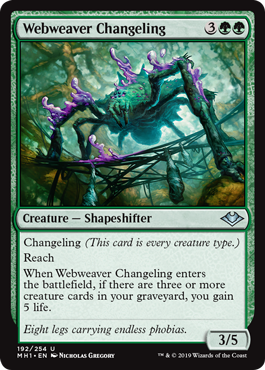 Webweaver Changeling #192 | Modern Horizons MTG Singles