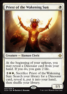 Priest of the Wakening Sun MTG Single | Ixalan #027