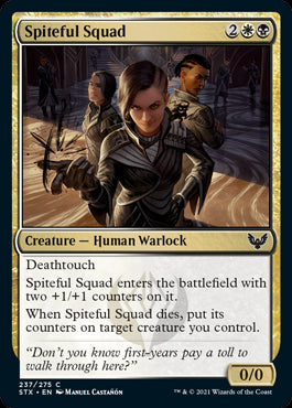Spiteful Squad #237 MTG Strixhaven Single