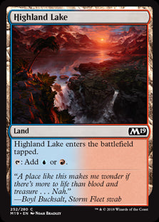 Highland Lake MTG Single | Core Set 2019 #252