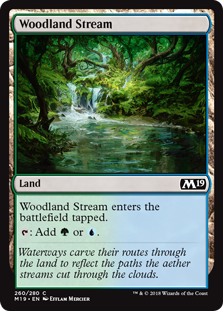 Woodland Stream MTG Single | Core Set 2019 #260