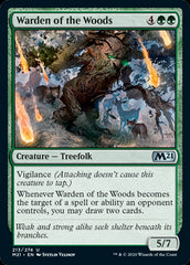 Warden of the Woods #213 MTG Core 2021 Single
