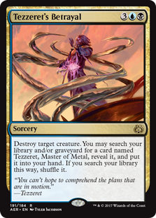 Tezzeret's Betrayal MTG Aether Revolt #191