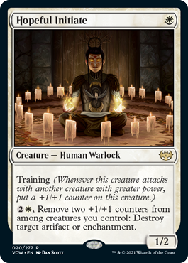 Hopeful Initiate #020 MTG Crimson Vow Single