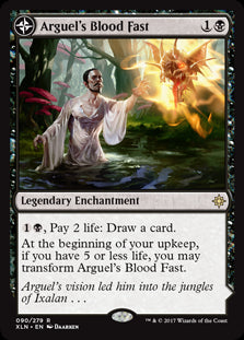Arguel's Blood Fast // Temple of Aclazotz MTG Single | Ixalan #090