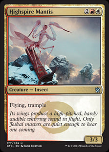 Highspire Mantis #177 MTG Khans Of Tarkir Single