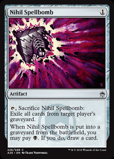 Nihil Spellbomb | Magic! The Gathering Masters 25 #226