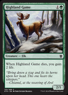 Highland Game #135 MTG Khans Of ...
