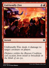 Unfriendly Fire MTG Single | Ixa...