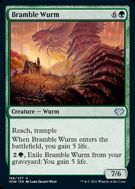 Bramble Wurm #189 MTG Crimson Vow Single