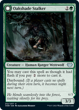 Oakshade Stalker // Moonlit Ambusher #212 Crimson Vow Single