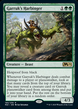 Garruk's Harbinger #185 MTG ...