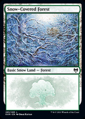 Snow-Covered Forest #285 MTG Kaldheim Single