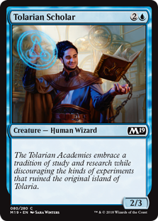 Tolarian Scholar MTG Single | Core Set 2019 #080