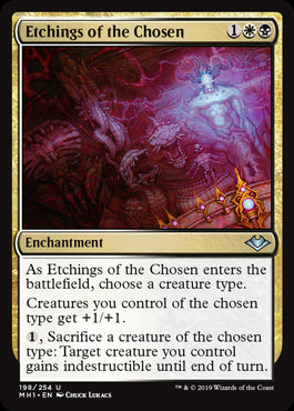 Etchings of the Chosen #198 | Modern Horizons MTG Singles