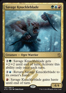 Savage Knuckleblade #197 MTG Kha...