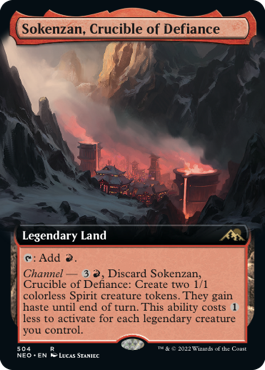 Sokenzan, Crucible of Defiance Extended Art #504 Neon Dynasty