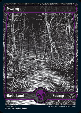 Full Art Swamp V.1 #272 MTG Crim...