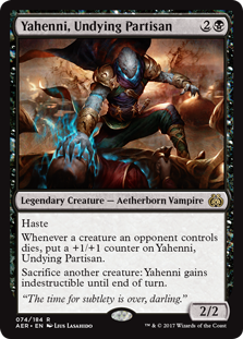 Yahenni, Undying Partisan MTG Aether Revolt #074
