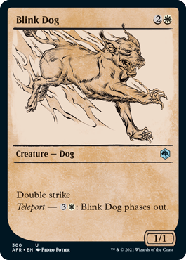 Blink Dog Rulebook Frame #300 | Adventures in the Forgotten RealmsSingles
