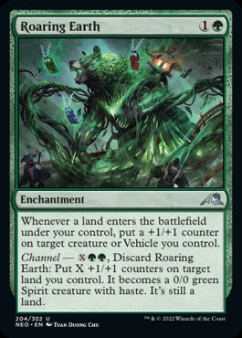 Roaring Earth Kamigawa Neon Dyna...