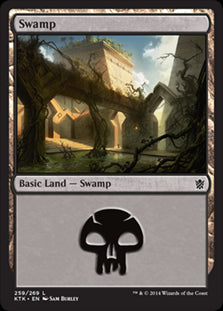 Swamp V.2 #259 MTG Khans Of Tarkir Single
