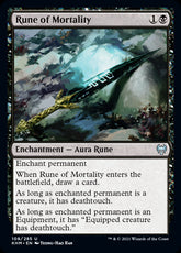 Rune of Mortality #108 MTG Kaldh...