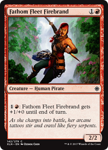 Fathom Fleet Firebrand MTG Single | Ixalan #142