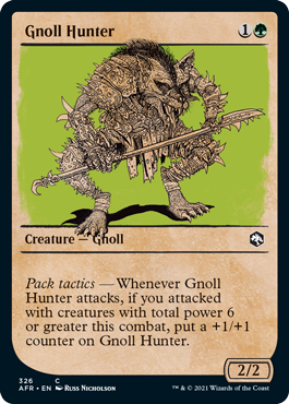 Gnoll Hunter Rulebook Frame #326 | Adventures in the Forgotten RealmsSingles
