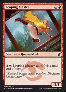 Leaping Master #114 MTG Khans Of Tarkir Single
