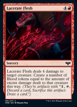 Lacerate Flesh #166 MTG Crimson ...