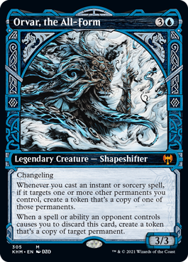 Orvar, the All-Form Showcase Frame #305 MTG Kaldheim Single