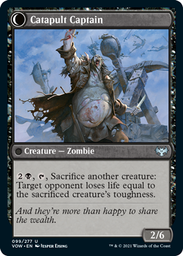 Catapult Fodder // Catapult Captain card back