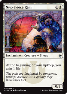 Nyx-Fleece Ram | Magic! The Gathering Masters 25 #026