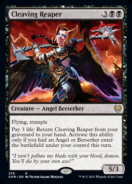 Cleaving Reaper #376 MTG Kaldheim Single